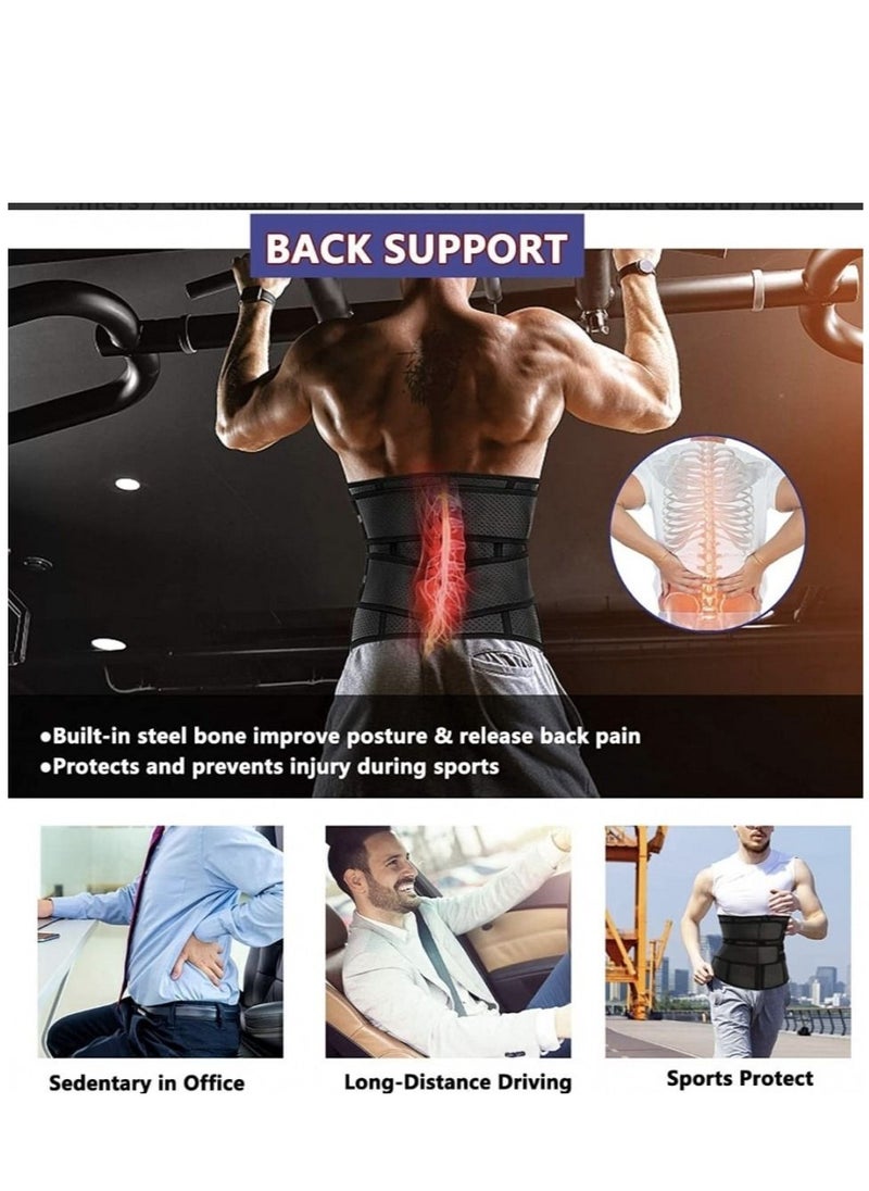 Generic Neoprene Thermal Corset with Double Tape for Men and Women that Works to Burn Belly Fat  - Image 4
