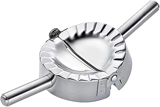 QJF QJF Care Stainless Steel Ravioli Mold Big Dumpling Press Maker Wonton Wrapper Pierogie Pie Crimper Pastry Dough Press  - Image 1