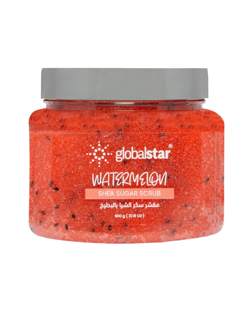 globalstar Globalstar Watermelon Sugar Scrub 600g - Exfoliating Body Polish with Shea Butter - Image 1