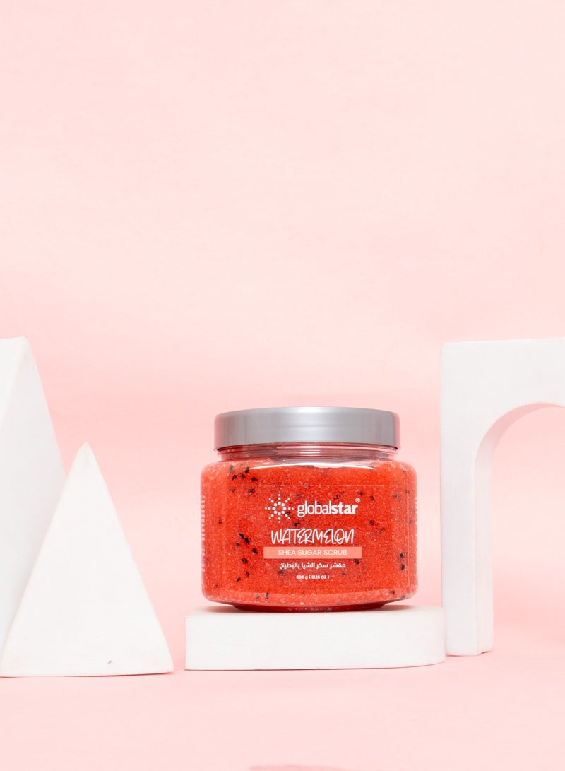 globalstar Globalstar Watermelon Sugar Scrub 600g - Exfoliating Body Polish with Shea Butter - Image 2