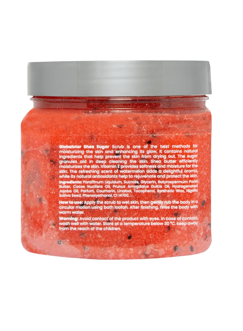 globalstar Globalstar Watermelon Sugar Scrub 600g - Exfoliating Body Polish with Shea Butter - Image 5