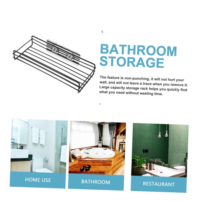 Bathroom Storage Rack Decorative Shelf Organizer for Kitchen Essentials 1 Pack - Image 4