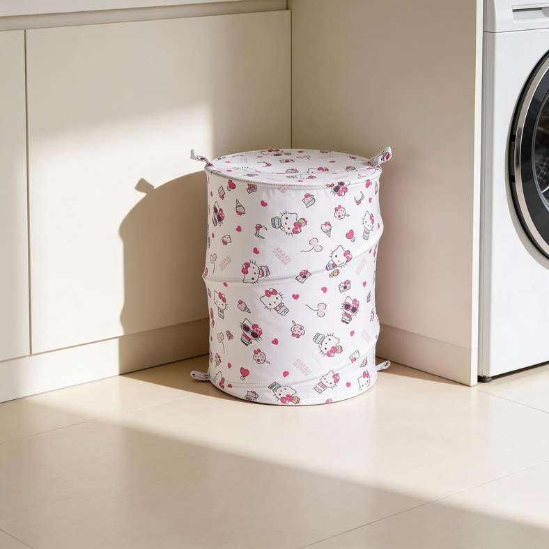 Pan Home Hello Kitty Laundry Hamper D38x50cm - Multi - 166TRC9901179 - Image 1