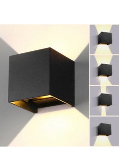 Next Life LED Aluminum Waterproof Wall Lamp Outdoor Light Angle Adjustment Outdoor Wall Light Black Body Warmwhite  - Image 1