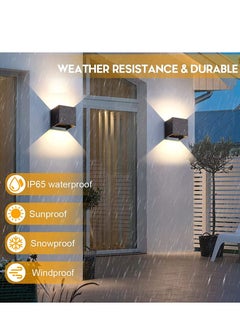 Next Life LED Aluminum Waterproof Wall Lamp Outdoor Light Angle Adjustment Outdoor Wall Light Black Body Warmwhite  - Image 4