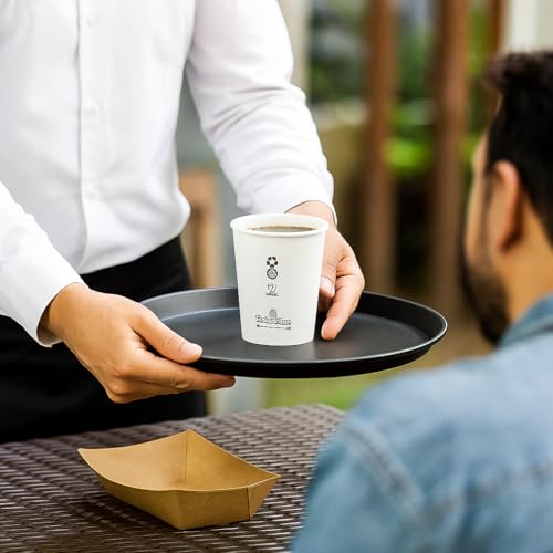 Pack2Eat Paper Non Slip & Leak Proof Cups, Non-Soggy, Water Cups (200 ml, 100 Pcs) - Image 4