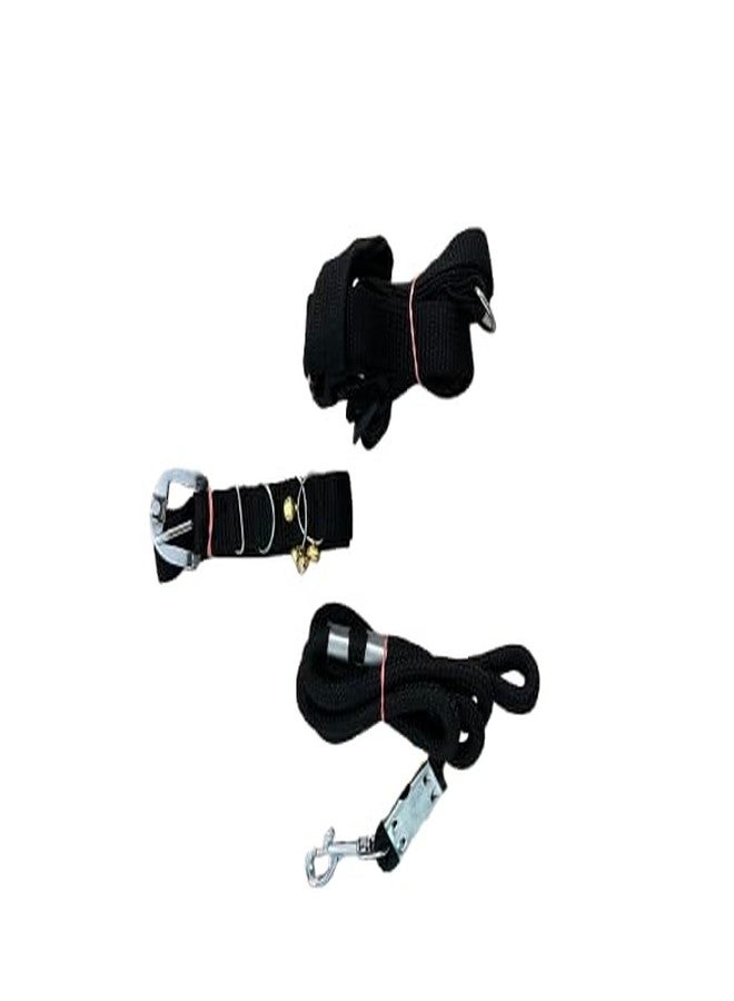 Magical Mylo Dog Harness,Lease and Collar Dog Harness & Leash (Small, Black) - Image 1
