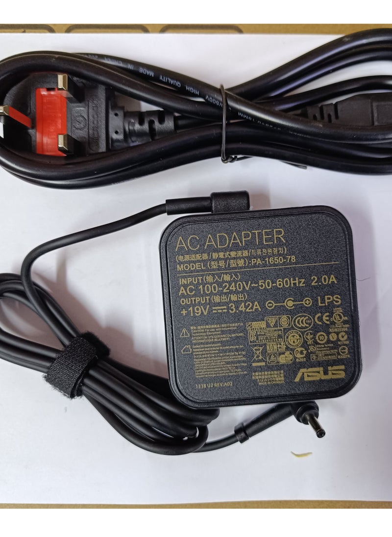 CSF 65W 19V 3.42A 4.0*1.2mm Laptop Charger 14 15 17 X512DA X412DA UX333FA UX463 X540SA X541NA M509DA X540UA  - Image 1