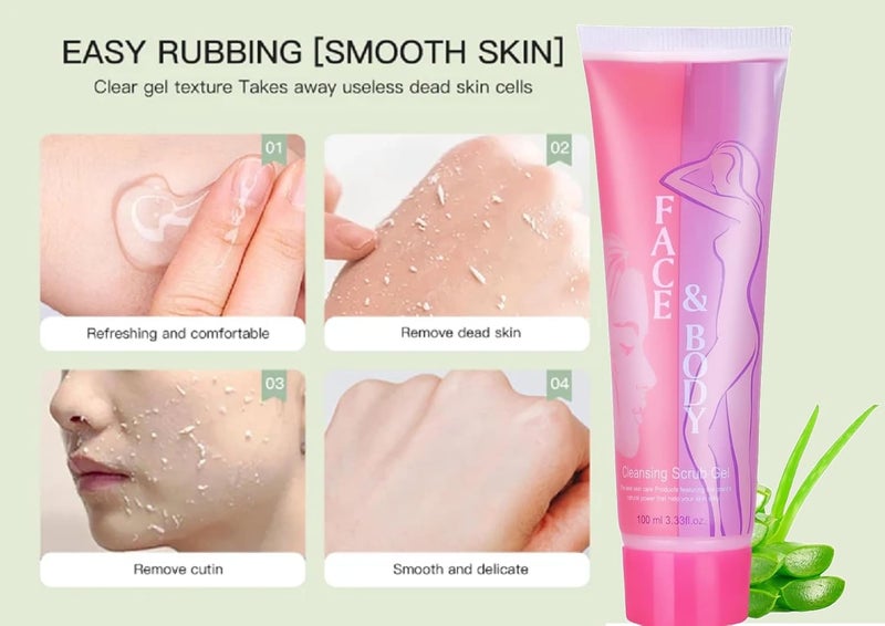 Generic Moisturizing Massage Gel body and face Scrub 100 g  - Image 3