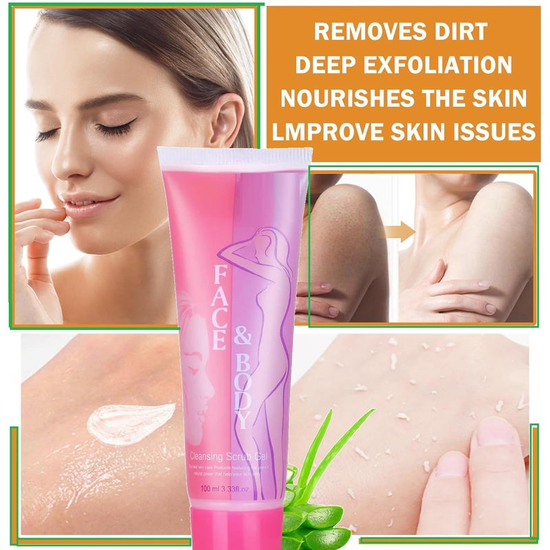 Generic Moisturizing Massage Gel body and face Scrub 100 g  - Image 4