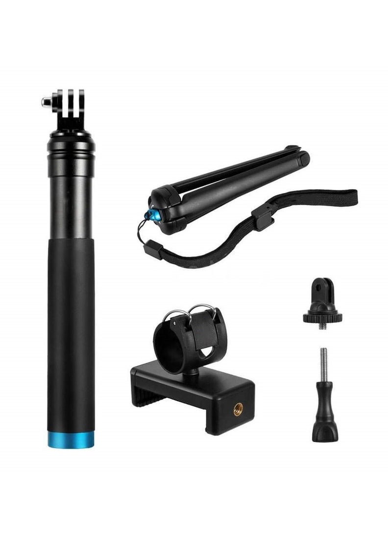 Generic - Aluminum Alloy Selfie Stick with Detachable Tripod for GoPro Hero 7 6 5 4 Xiao Yi Action Camera Smart phone - Image 1
