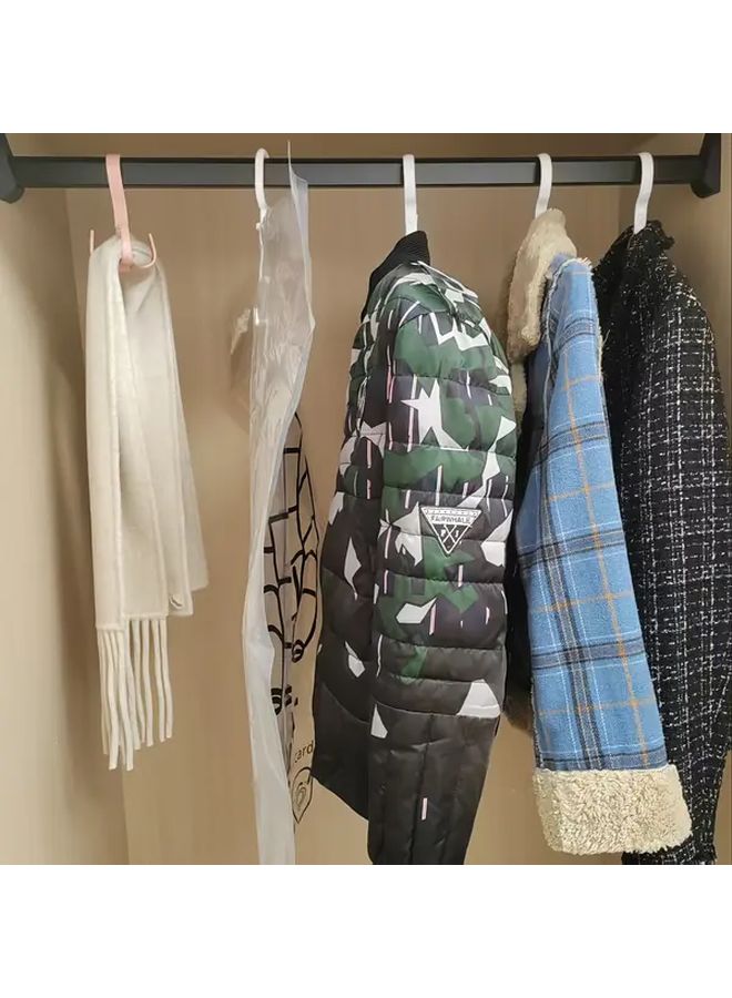 Reusable Hanging Vacuum Storage Bag 26.40x35.46 Inches for Clothes Coats Jackets Dresses - Image 5