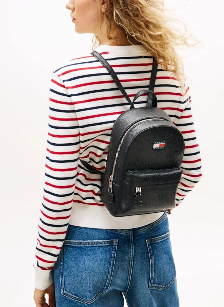 تومي جينز Logo Detailed Zip Through Backpack