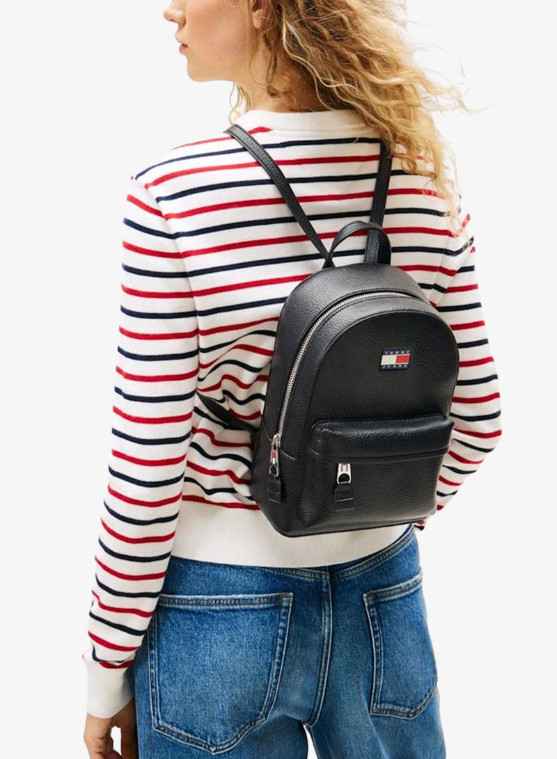 تومي جينز حقيبة ظهر بسحاب وتفاصيل شعار - Image 2