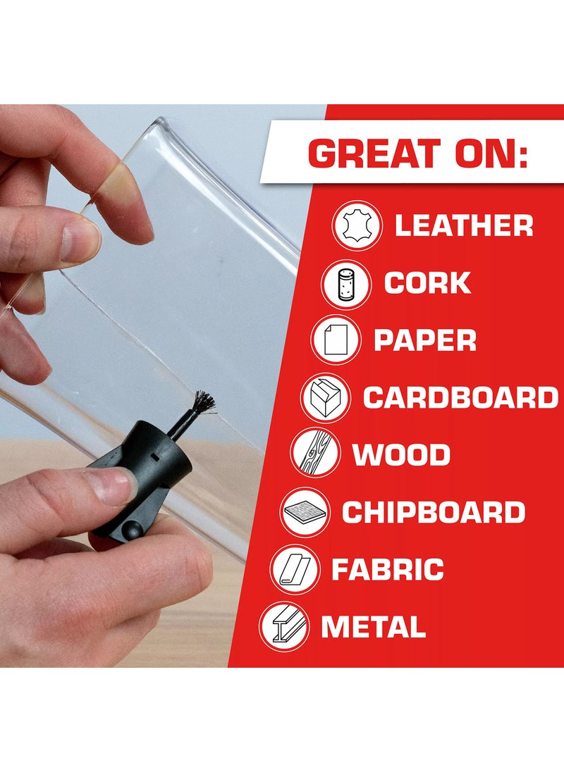 Loctite Loctite Super Glue, 5 Gram Brush-On Bottle, 6 Pack - Clear Superglue for Plastic, Wood, Metal, Crafts, & Repair, Instant Glue Adhesive, Quick Dry  - Image 3