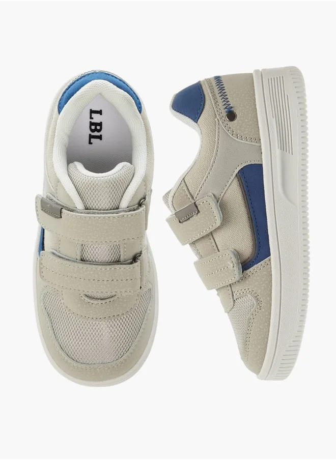 ال بي ال من شو اكسبرس Boys Textured Sneakers With Hook And Loop Closure