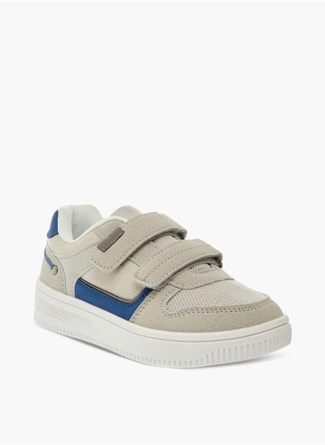 LBL by Shoexpress Boys Textured Sneakers With Hook And Loop Closure