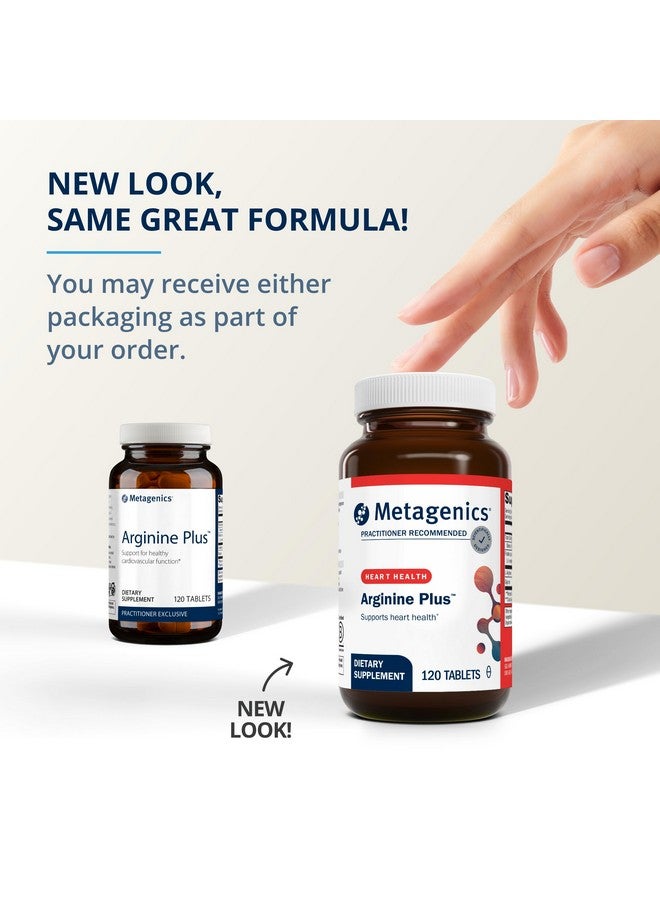 Metagenics Arginine Plus - 1.5 g L-Arginine - Supports Blood Flow & Heart Health* - 665 mcg DFE Folate (as Calcium L-5-Methyltetrahydrofolate) - Non-GMO, Vegetarian & Gluten-Free - 120 Count - Image 3