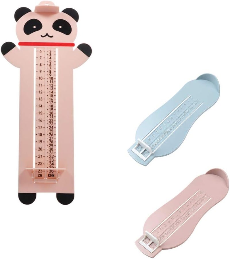 EXCEART 3pcs Baby Foot Measuring Device Foot Length Measure Gauge Toddler Infant Feet Size Measuring Ruler Baby Foot Ruler Shoe Sizer Buying Shoes Online with a Foot Measurement - Image 1