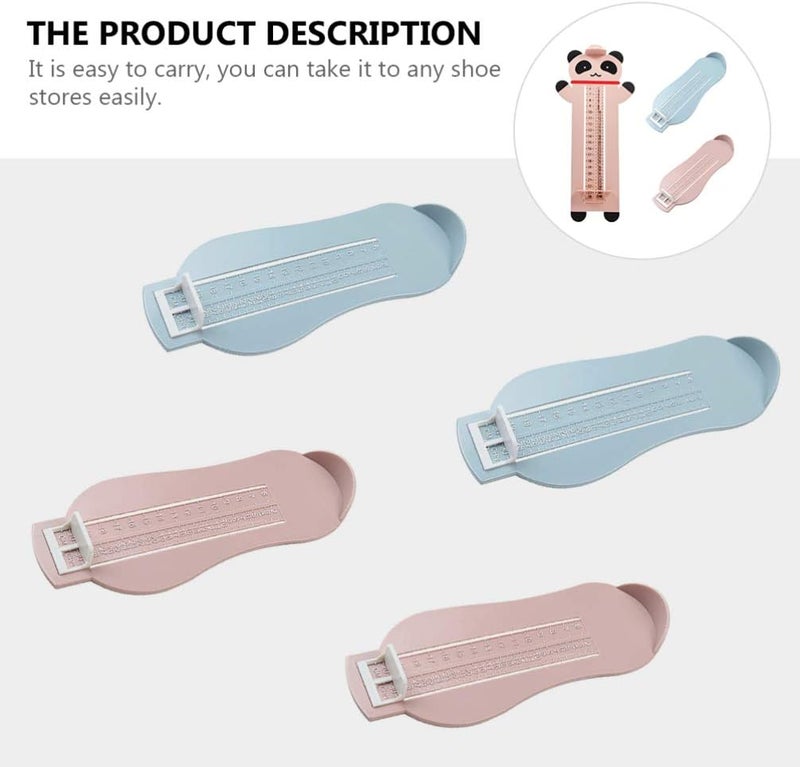 EXCEART 3pcs Baby Foot Measuring Device Foot Length Measure Gauge Toddler Infant Feet Size Measuring Ruler Baby Foot Ruler Shoe Sizer Buying Shoes Online with a Foot Measurement - Image 4