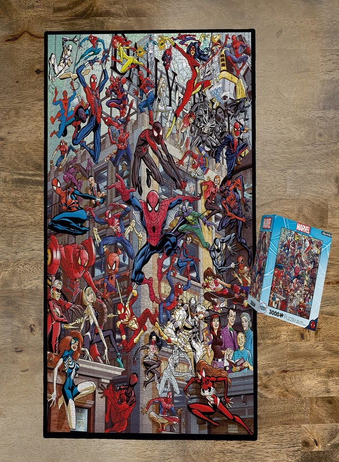 AQUARIUS Marvel Spider-Man Heroes Puzzle (3000 Piece Jigsaw Puzzle) - Officially Licensed Marvel Comics Merchandise & Collectibles - Glare Free - Precision Fit - 32x45 Inches - Image 3