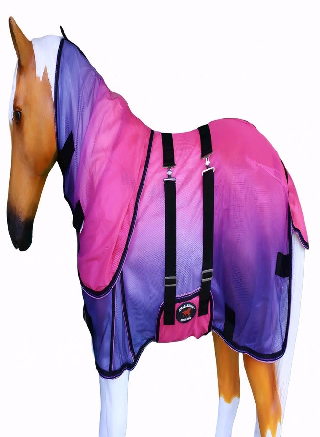 تشالنجر غطاء طارد للذباب صيفي للأطفال الصغار من الحمير والمهور والخيول، مقاس 40 بوصة، رقم 51834 - Image 1