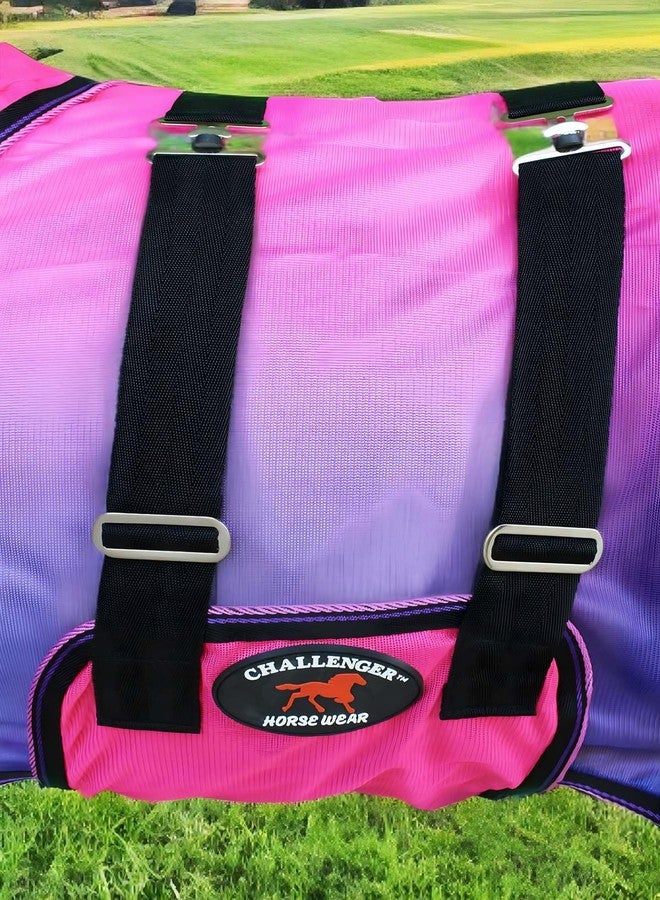 تشالنجر غطاء طارد للذباب صيفي للأطفال الصغار من الحمير والمهور والخيول، مقاس 40 بوصة، رقم 51834 - Image 3