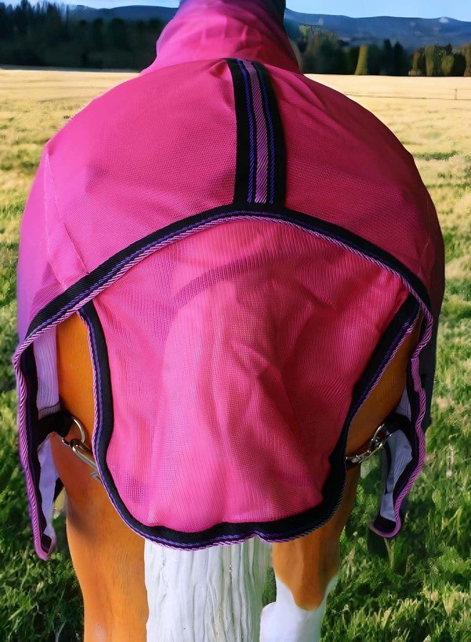 تشالنجر غطاء طارد للذباب صيفي للأطفال الصغار من الحمير والمهور والخيول، مقاس 40 بوصة، رقم 51834 - Image 4