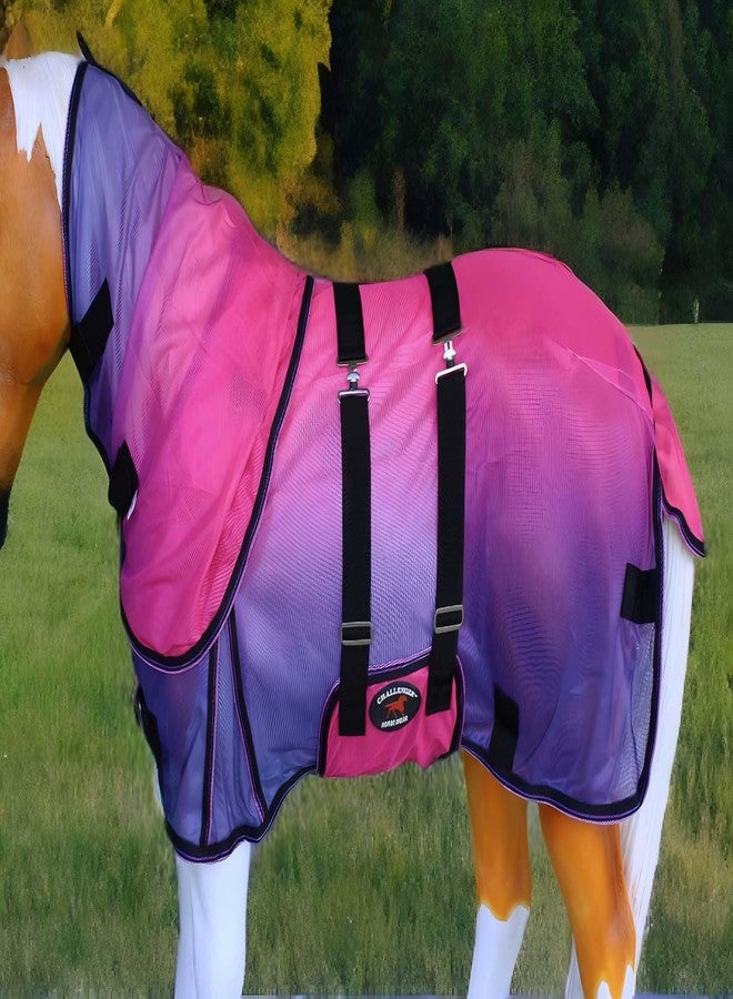 تشالنجر غطاء طارد للذباب صيفي للأطفال الصغار من الحمير والمهور والخيول، مقاس 40 بوصة، رقم 51834 - Image 2