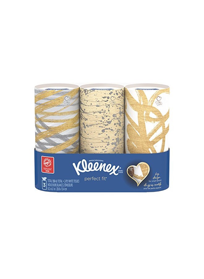 Kleenex مناديل كلينكس المثالية للوجه، 3 قطع (قد يختلف التعبئة) - Image 1