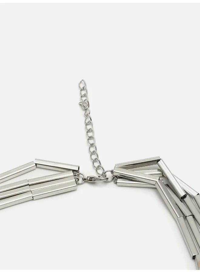 سوهي قلادة مصمم مطلية بالفضة