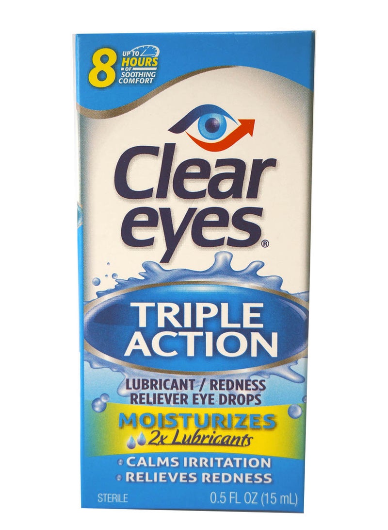 Clear Eyes Triple Action Relief-15Ml  - Image 1