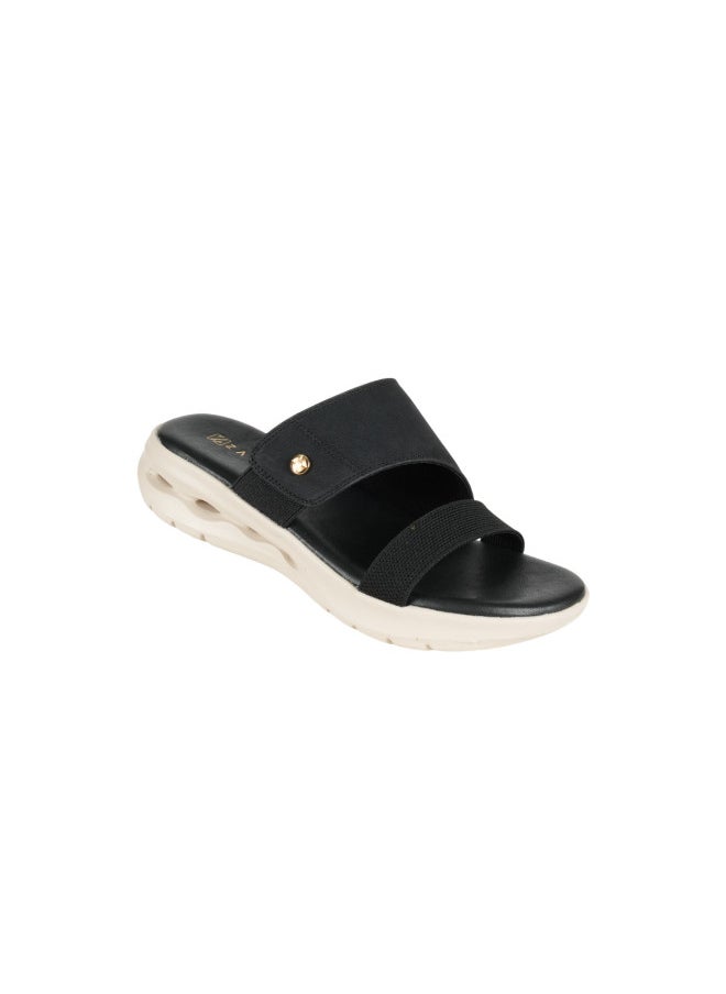 ZAYNA 221-285 Zayna Ladies Casual Sandals 23ABT59E Black  - Image 2