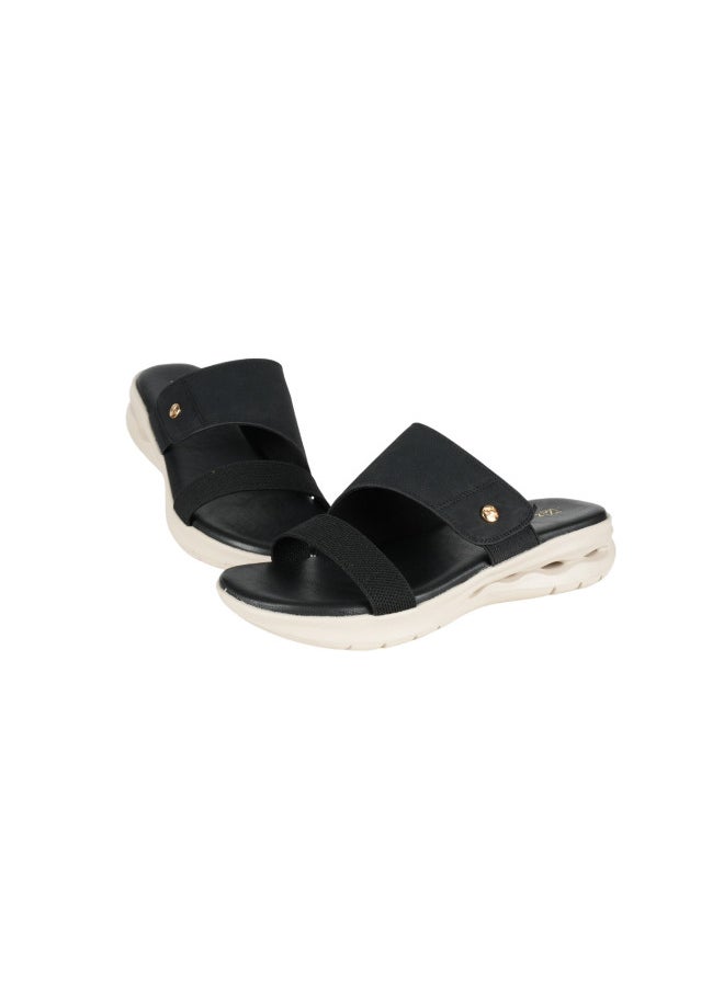 ZAYNA 221-285 Zayna Ladies Casual Sandals 23ABT59E Black  - Image 3