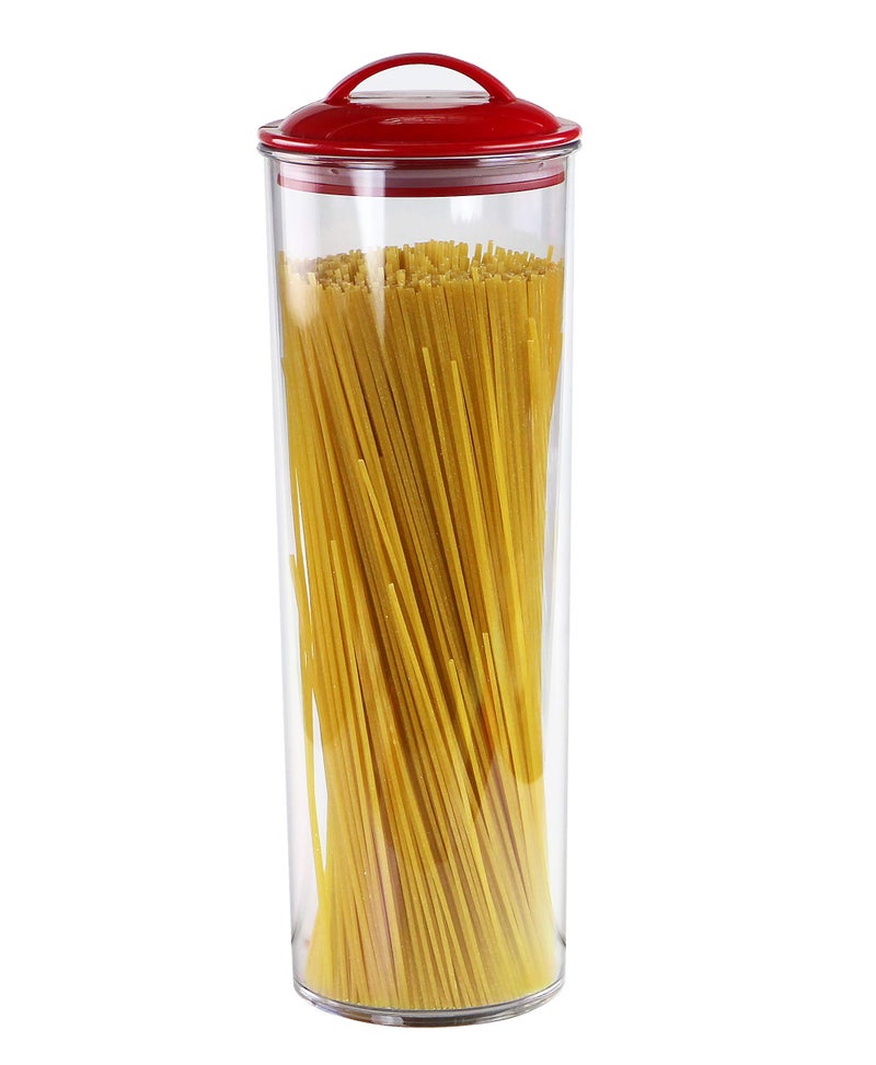 Reston Lloyd Calypso Basics by Reston Lloyd Acrylic Storage Canisters  Spaghetti  Red - Image 2