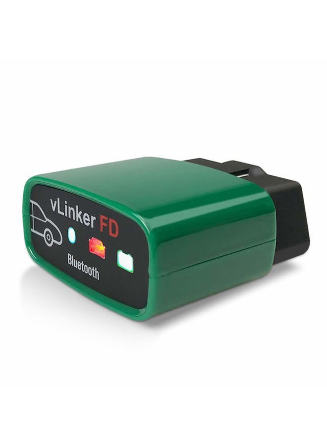 Vgate قارئ رموز السيارة Vgate vLinker FD OBD2 بلوتوث، ماسح تشخيصي OBD2 لنظامي أندرويد وويندوز - مصمم لـ FORScan - Image 1