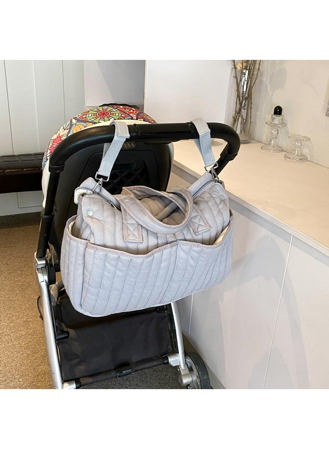 MOMIGO MOMIGO Diaper Bag Tote - Large Capcity Baby Diaper Tote Bags Travel Diaper Tote Caddy Mommy Bag  - Image 1