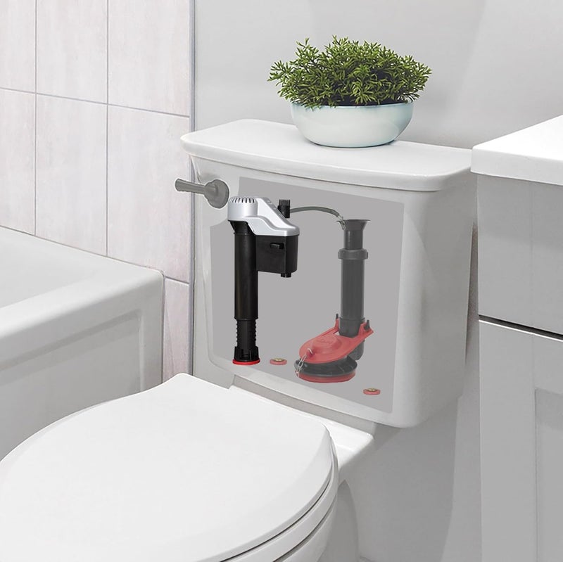 Korky Korky QuietFILL Platinum Toilet Fill Valve  Universal Fits 99 of Toilets  Easy Height Adjust for Fast Install 528MP  - Image 5
