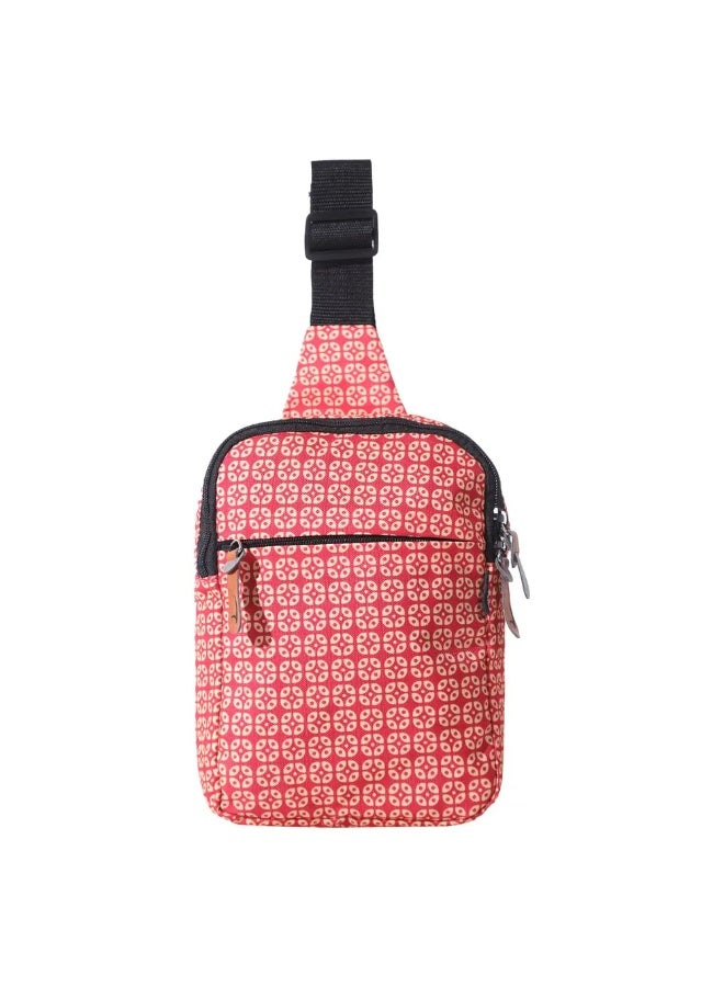 شنطة كروس مينترا، 3 سوسته، 25×21 سم - متعدد الالوان - Image 1