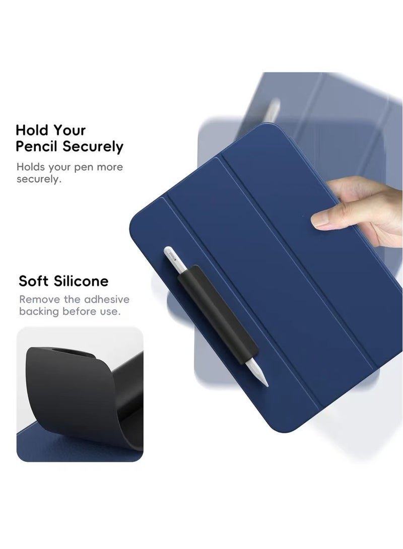 سام حافظة لقلم iPad Apple Pencil Pro / الجيل الثاني / الجيل الأول مع حامل USB-C، جراب سيليكون مضاد للتدحرج، غطاء واقٍ لقلم اللمس اللوحي - Image 3