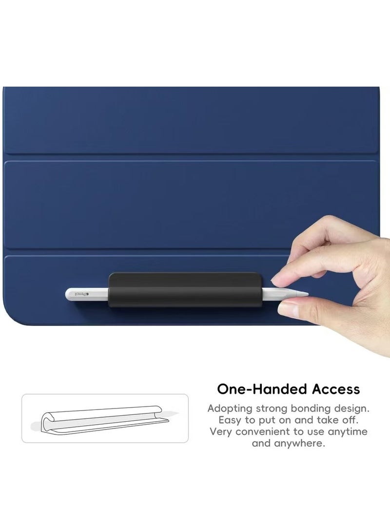سام حافظة لقلم iPad Apple Pencil Pro / الجيل الثاني / الجيل الأول مع حامل USB-C، جراب سيليكون مضاد للتدحرج، غطاء واقٍ لقلم اللمس اللوحي - Image 4