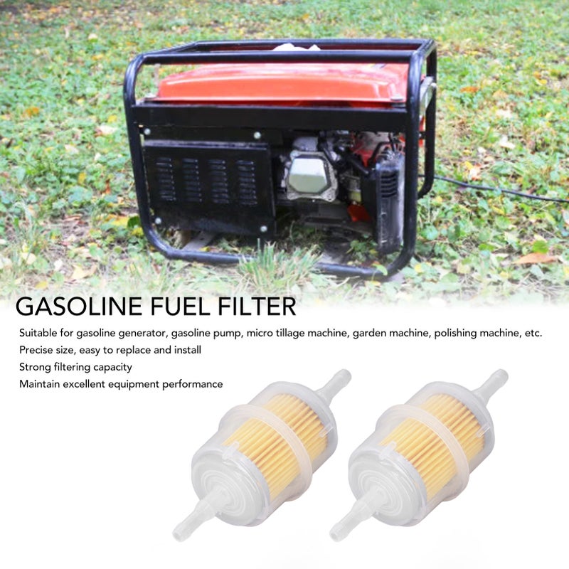 2 Pcs Fuel Filter 120mm Length Strong Filtering Ability Generator Fuel Filter Replacement for 170F 173F 188F 192F - Image 3