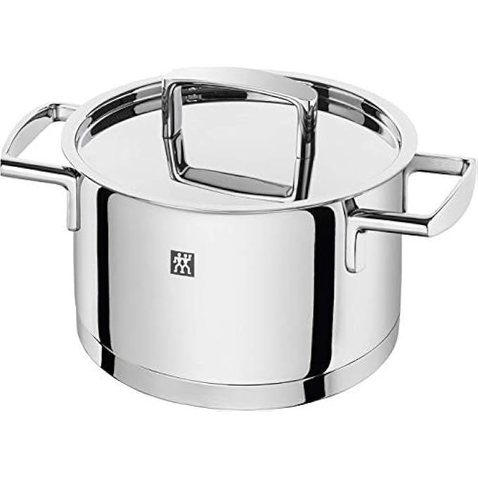 زويلينج طقم أواني مكون من 5 قطع مع 4 أغطية مناسبة للحث الحراري من الفولاذ المقاوم للصدأ - Image 4