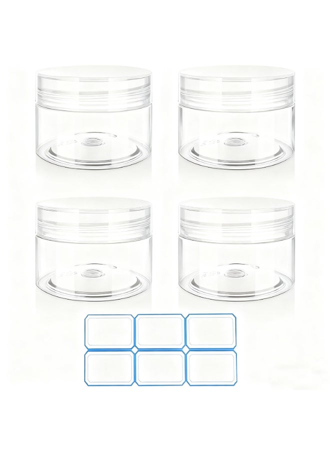 DTDNZKN 4 Pack 1 Oz 30ml travel containers for creams Leak Proof with Labels - Image 2