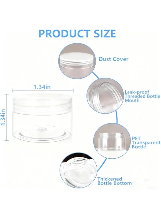 DTDNZKN 4 Pack 1 Oz 30ml travel containers for creams Leak Proof with Labels - Image 3