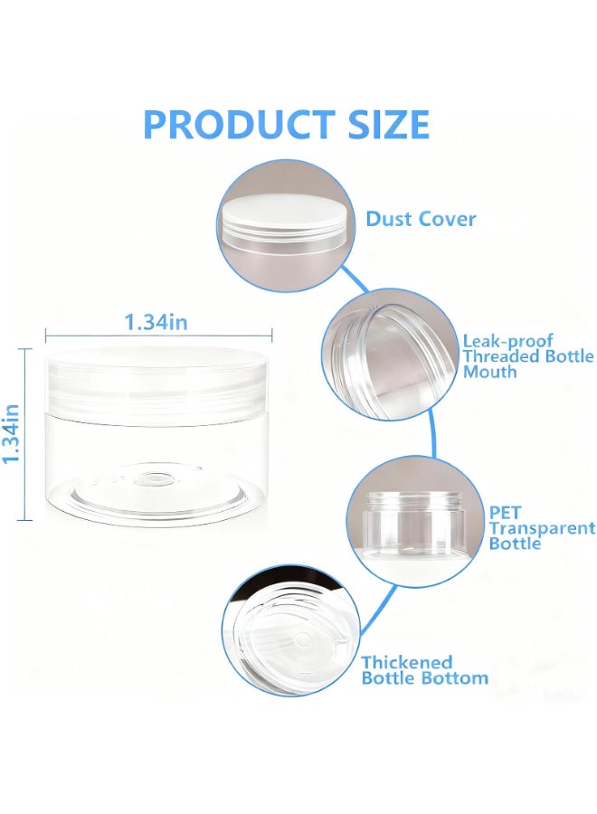 DTDNZKN 4 Pack 1 Oz 30ml travel containers for creams Leak Proof with Labels - Image 4