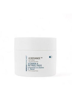 Serious Skincare A Defiance - Vitamin A Retinol Treatment Pads - Anti-Aging for Lines, Wrinkles, Dark Spots - Skin Resurfacing Cushions for Facial Radiance - 60 Count