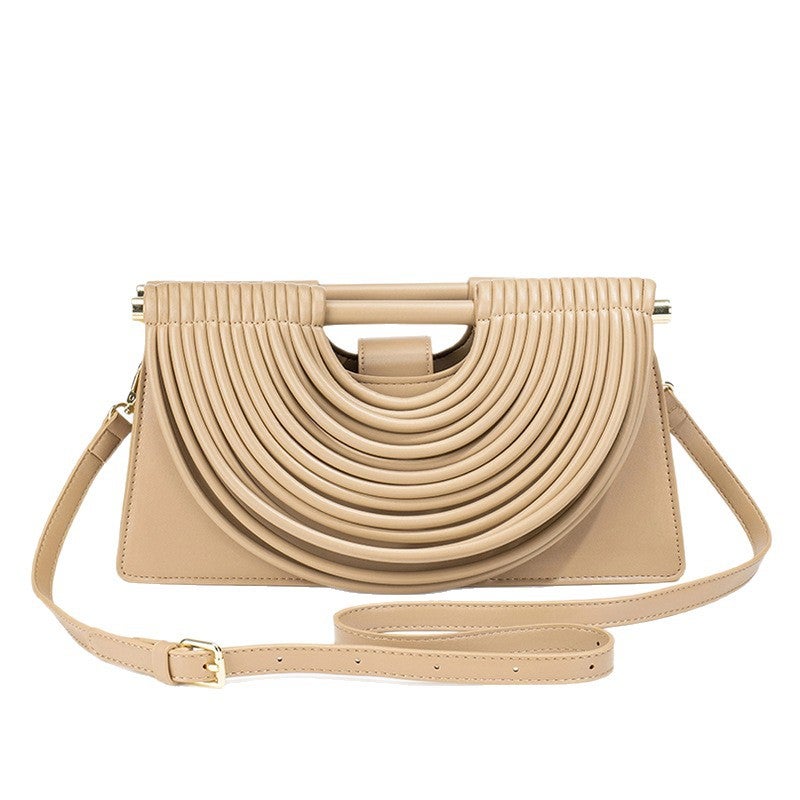 Unique Handmade Woven Bag For Women, Retro Style, Single Shoulder Crossbody Bag, Personalized High-End Bamboo Bag - Image 5