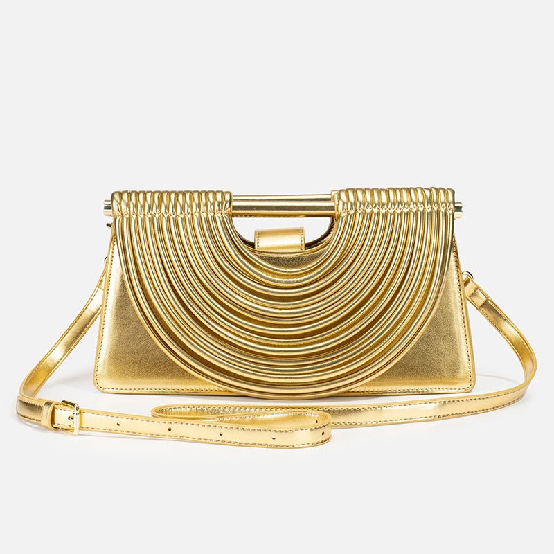 Unique Handmade Woven Bag For Women, Retro Style, Single Shoulder Crossbody Bag, Personalized High-End Bamboo Bag - Image 2