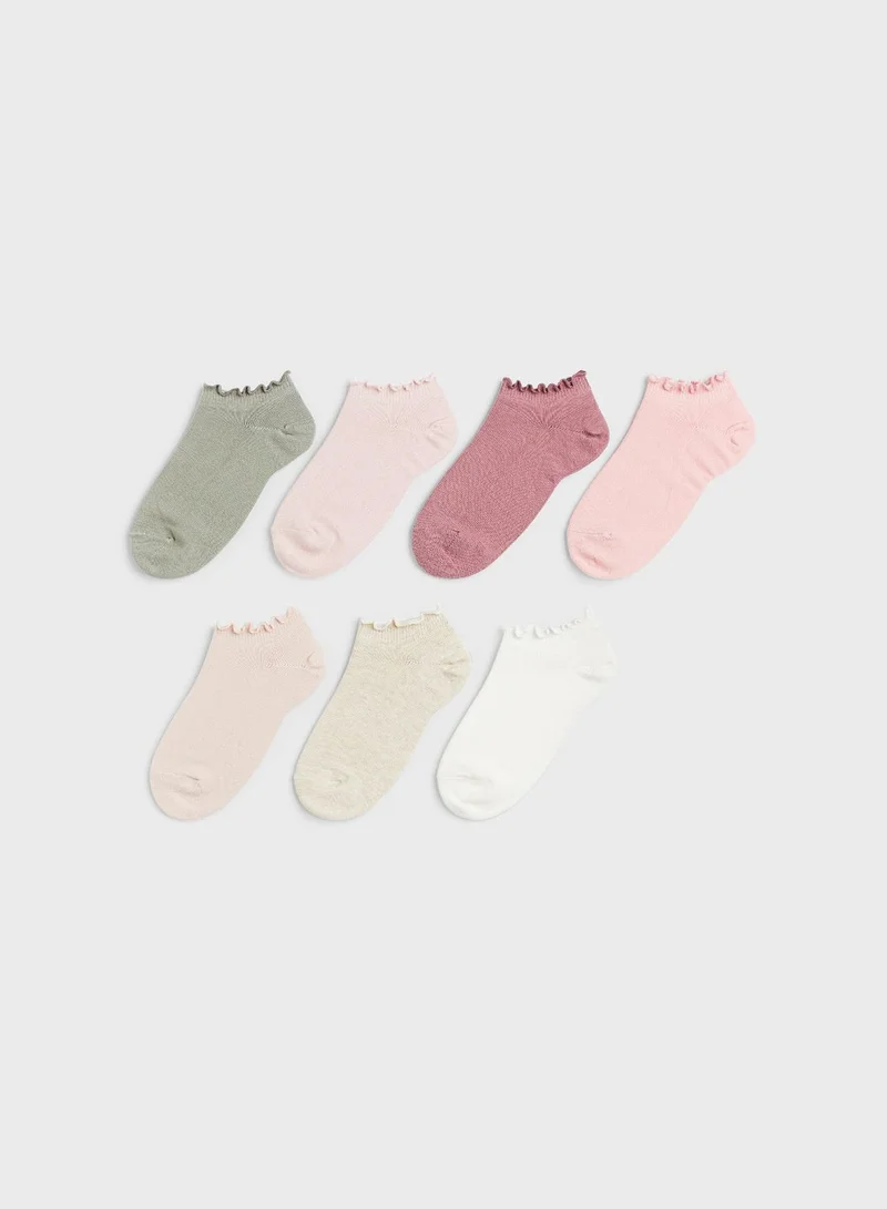 H&M Kids 7 Pack Ankle Socks